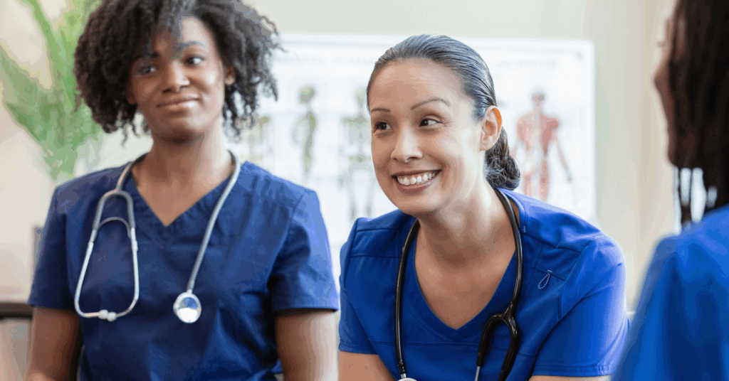 nurse practitioners smiling