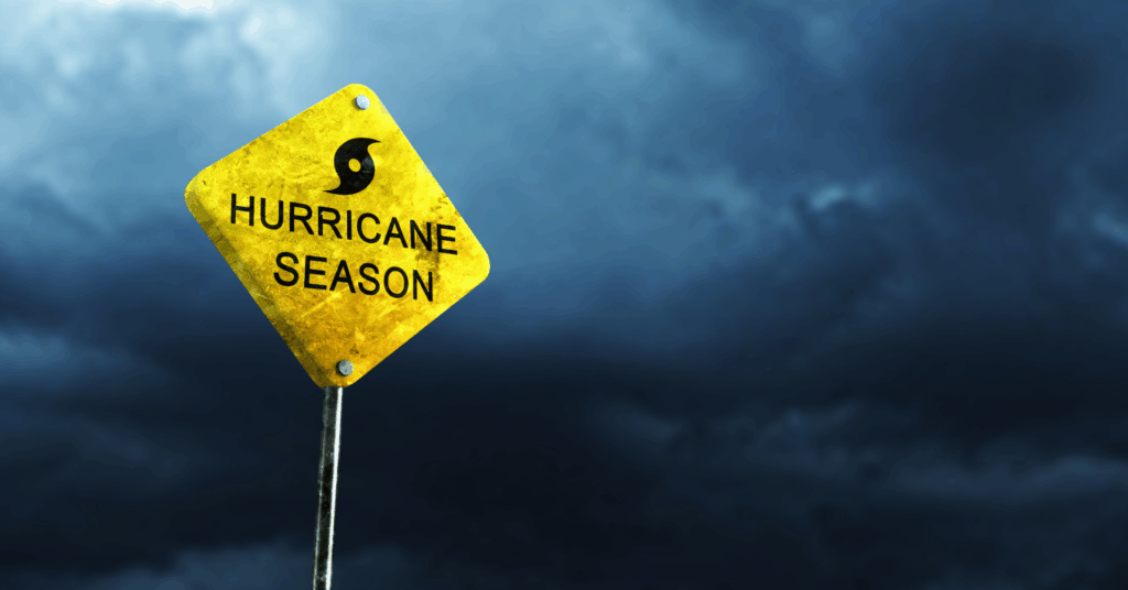 hurricane season sign