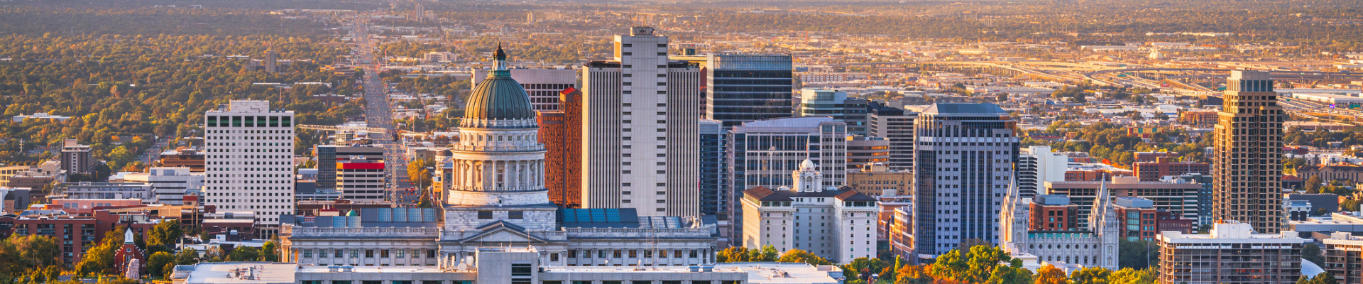 Salt Lake City Utah skyline
